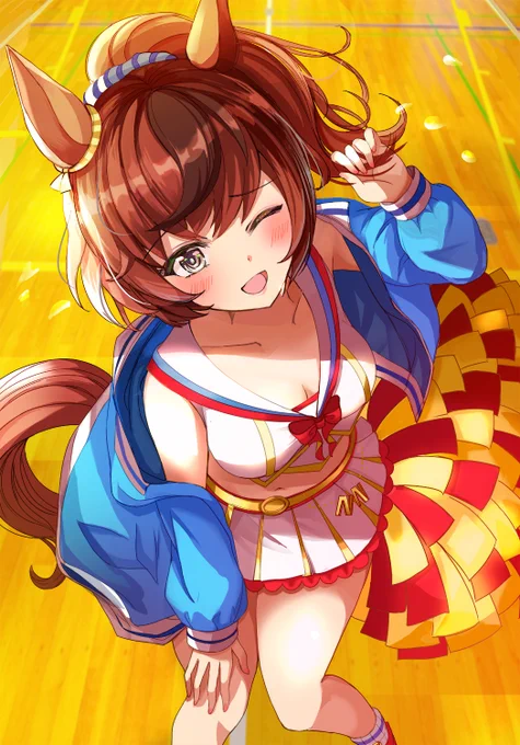 あっついね～～～～～🌞🌞📣
#ナイスネイチャ   
#ウマ娘 