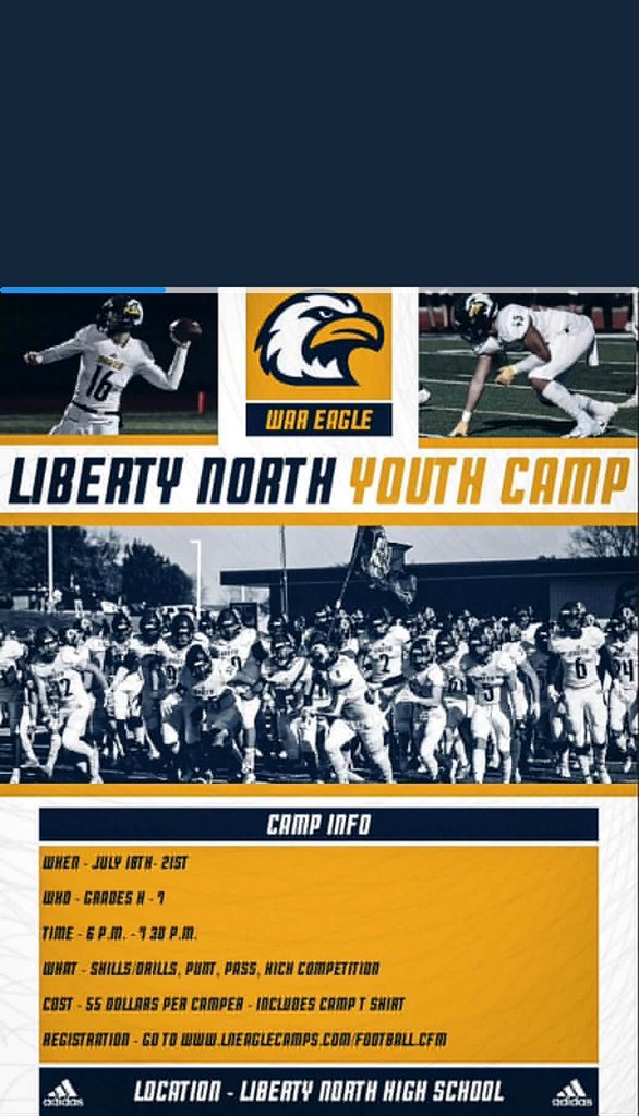 LNEagleFootball's tweet photo. Youth Camp is right around the corner! We are excited to work with your child at our 4 day camp teaching them fundamentals to help them grow in the game of football! If you haven’t signed up there is still time! Sign up today! War 🦅 https://t.co/YfddOV6peK