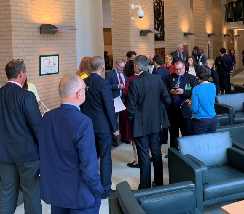 CZinTheHague's tweet photo. Strong EU voice on Ukraine, Syria and other important files discussed at the #EC100 OPCW. Together with other like-minded countries, we expressed our solidarity with UA and rejected unacceptable RU language at the meeting. @EU2022_CZ https://t.co/GoA4ygwElG