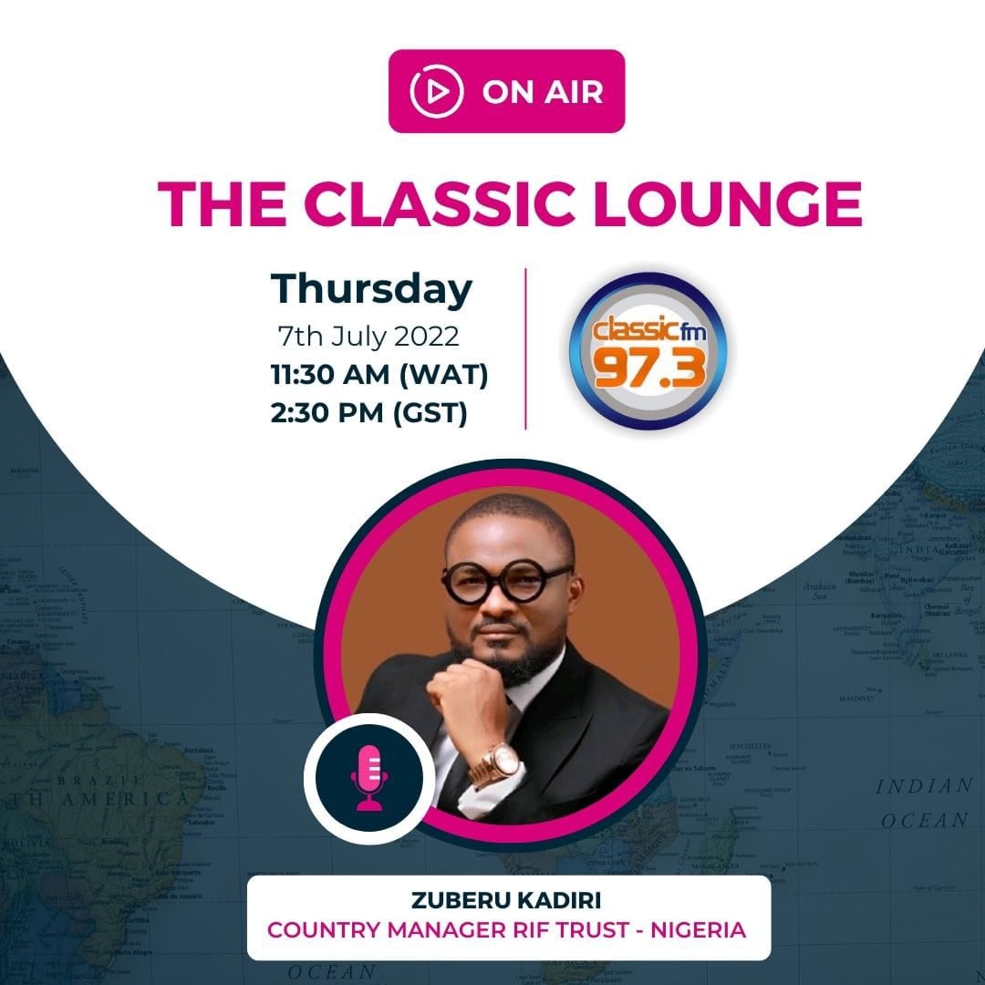MInc_pr's tweet photo. It's a wrap!!
Zuberu Kadiri, @CzarConomist, the country manager, @riftrust_ng was live on the #classiclounge show at @ClassicFM973 with @simplylawrencee discussing how dual citizenship grants you global access as a Nigerian🚀🚀
#HelloToFreedom #BreakingNews #itshappening https://t.co/GrLllL7eqR