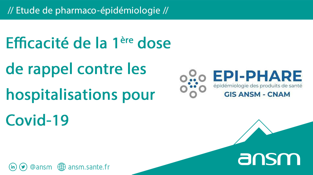 ansm's tweet photo. 📑Etude de pharmaco-épidémiologie de @EPIPHARE

La 1ère dose de rappel par un #vaccin ARNm est efficace à plus de 80% contre les hospitalisations #Covid19 chez les personnes de plus de 18 ans en période de circulation du variant Delta ou Omicron

➕d'info: https://t.co/GOGD5ENVQA https://t.co/n7G26qmMlN