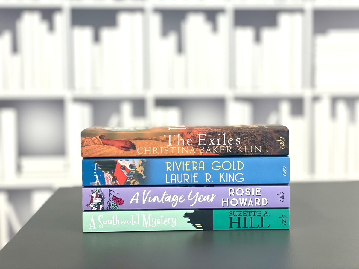 Need some holiday reading? Take a look at our Books of the Month for July ☀

The Exiles by <a href="/bakerkline/">Christina BakerKline</a>
Riviera Gold by <a href="/LaurieRKing/">Laurie R King</a>
A Vintage Year by <a href="/SarahWaights/">Poppy *Storybook Ending* Alexander</a>
A Southwold Mystery by Suzette A. Hill
 
bit.ly/AllisonandBusby