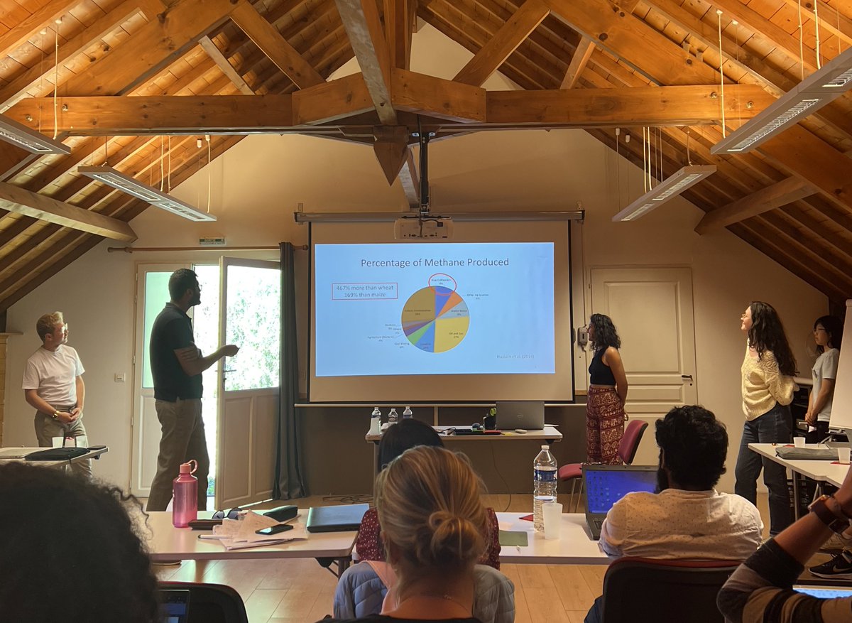 Matt_Ben_'s tweet photo. Trainees at #TULIPSummerSchool2022π· presenting their proposed experimental projects to tackle major scientific questions at the interface of #FunctionalBiology and #Ecology. First talk on the role of soil microorganisms and climate change mitigation! https://t.co/oSEZBGQNEO