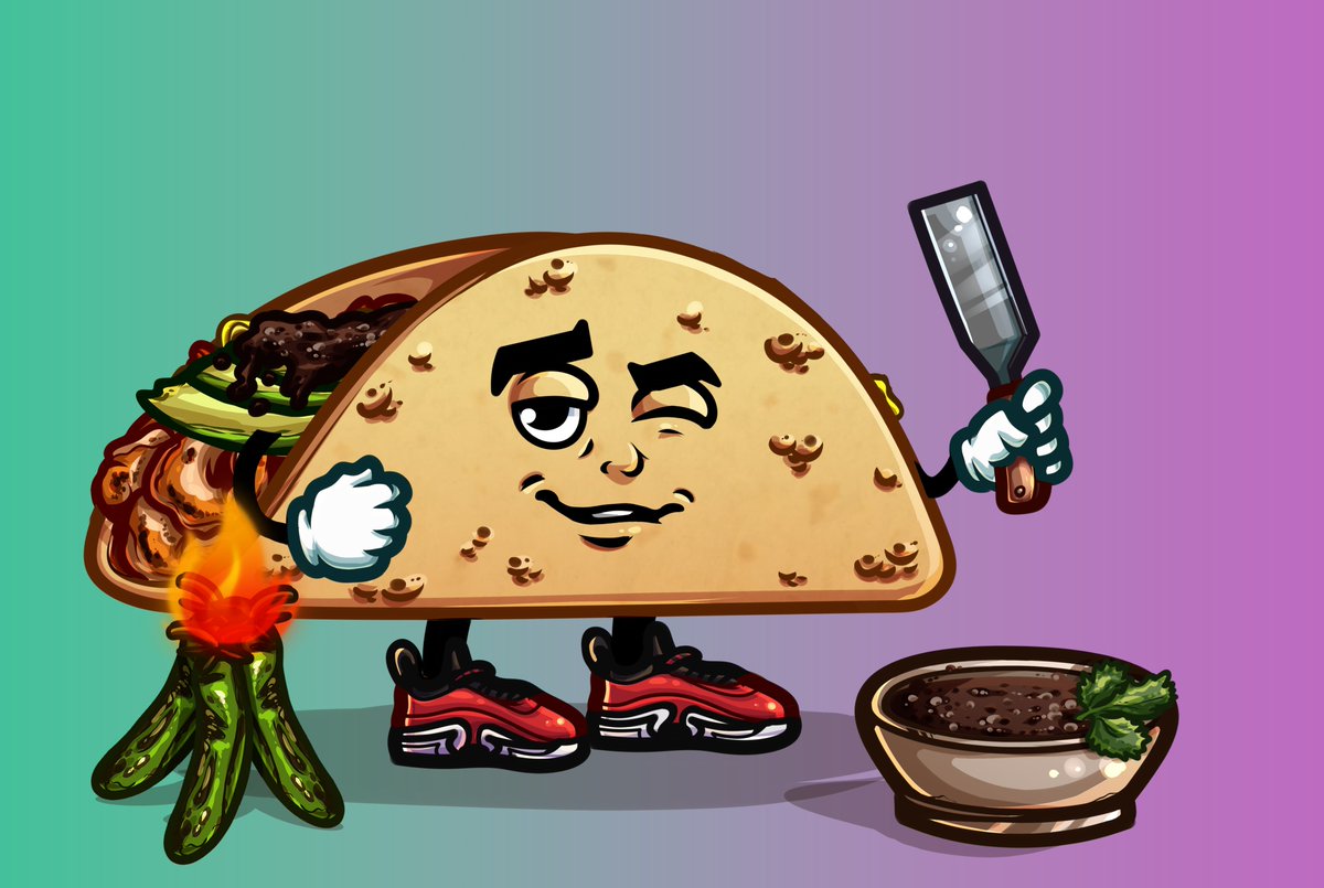TacollectionNFT's tweet photo. #Tacotarianism: the practice of embracing the consumption of proteins &amp; vegetables wrapped by a tortilla commonly made of corn. 

https://t.co/fQ7Jk6G6HB

#NFT #nftart #invest #cryptoart #sharetacos #WAGMI #NFTCommunity #Foodie #avocado #crypto #tacos #CryptoNews #thursdayvibes https://t.co/oEFyb1c8K0