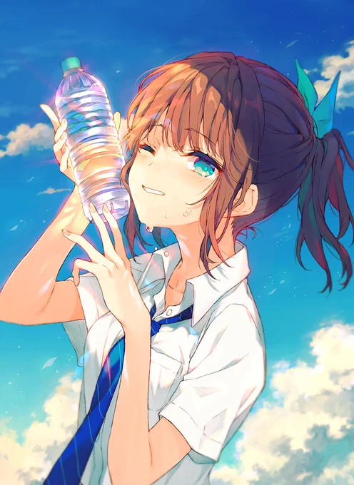 代々木アニメーション学院東京校様にてさせていただくライブドローイングでは「青春エモ系な夏の女の子」を描く予定のため、イラストテーマにはそういった雰囲気の言葉を用意してみました!!夏っぽい絵描くの楽しみです～～!!⛵️ 