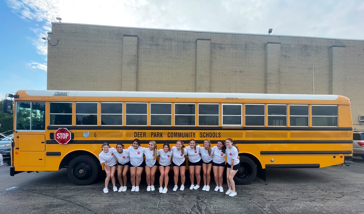 Deer Park Varsity Cheer is headed to <a href="/miamiuniversity/">Miami University</a> for the weekend!! We are so excited to experience <a href="/UCAupdates/">UCA</a> cheer camp!! ♥️📣🐾 <a href="/DP_Athletics/">Deer Park Athletics</a>