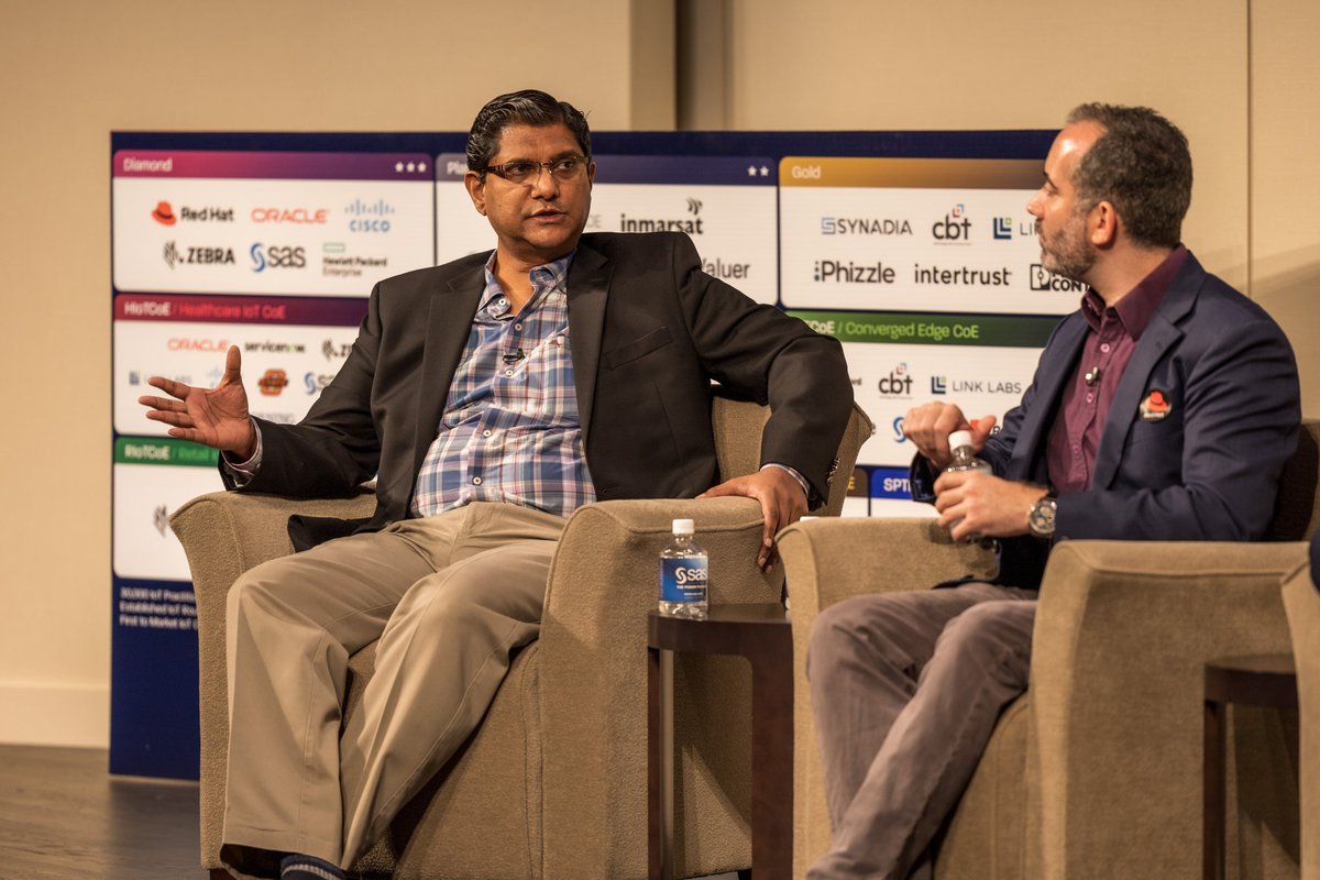 IoTchannel's tweet photo. I see three paradigm changes, @SathRao, @ZebraTechnology
1) Walk and look-Looking for problems then walking to right point
2) Ringfence the issue-How can you predict what will happen and take action
3) Don’t fix until it is broken-Broker the fix through workflows
-
#IoTCommunity https://t.co/Q3565MFS19