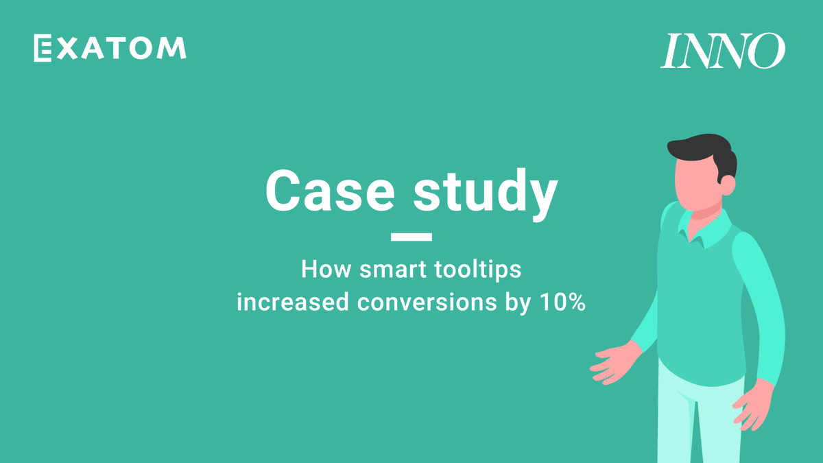 Exatom_io's tweet image. 𝗗𝗶𝗱 𝘆𝗼𝘂 𝗸𝗻𝗼𝘄 𝘁𝗵𝗮𝘁 𝘀𝗺𝗮𝗿𝘁 𝘁𝗼𝗼𝗹𝘁𝗶𝗽𝘀 𝗰𝗮𝗻 𝗶𝗻𝗰𝗿𝗲𝗮𝘀𝗲 𝗰𝗼𝗻𝘃𝗲𝗿𝘀𝗶𝗼𝗻𝘀 𝗯𝘆 𝟭𝟬%?
 
The largest luxury retailer in Belgium named 𝗜𝗡𝗡𝗢, @Envoker_NL, and Exatom provided insights on their check-out process. 
 
exatom.io/smart-tooltips…