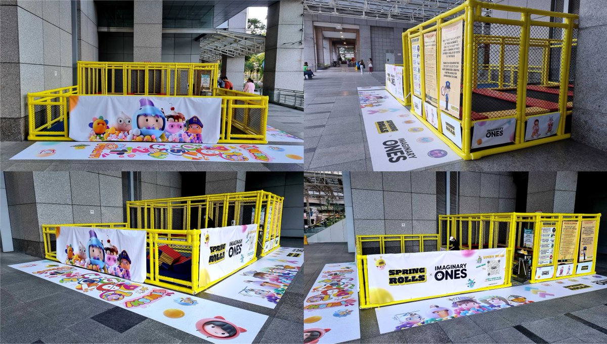 Yay, our IRL collaboration with Spring Rolls Trampoline Park is up! 

It's at the Skylight Foyer at UE Square. 

🔵 81 Clemenceau Ave, Singapore
🔵 Opens 24/7