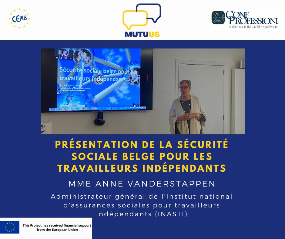 MutuusProject's tweet photo. #mutuusseminar_brussels is starting now with the presentation of Mrs. Anne Vanderstappen. 
#StayTuned https://t.co/KNyZAm2ldv