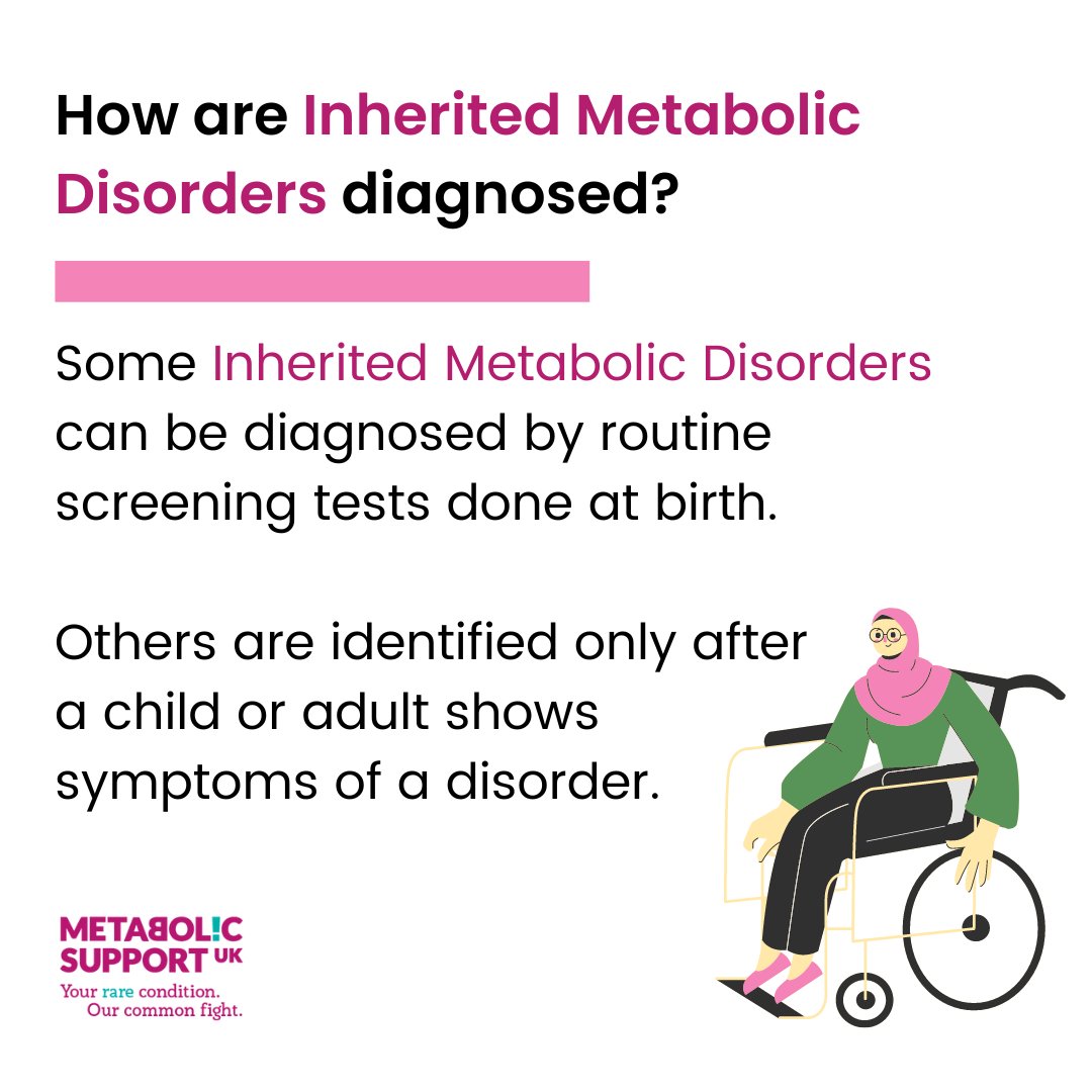 RareBeacon's tweet photo. Do you know how #MetabolicDisorders are diagnosed?

@MetabolicSuppUK explains below 👇

#MetabolicDisordersAwarenessWeek https://t.co/ia51WsFCLw