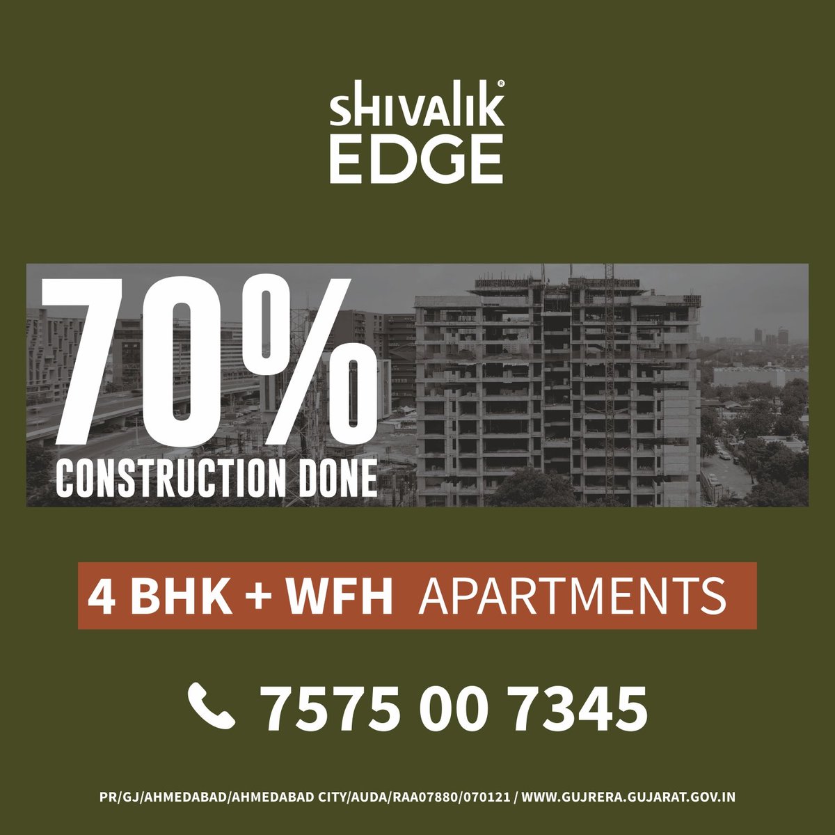 70% construction done! Discover the ultimate luxury, only at Shivalik Edge.

Call +91 7575 00 7343 or visit shivalikgroup.com

#shivalikgroup #realestate #residentialliving #realestateahmedabad