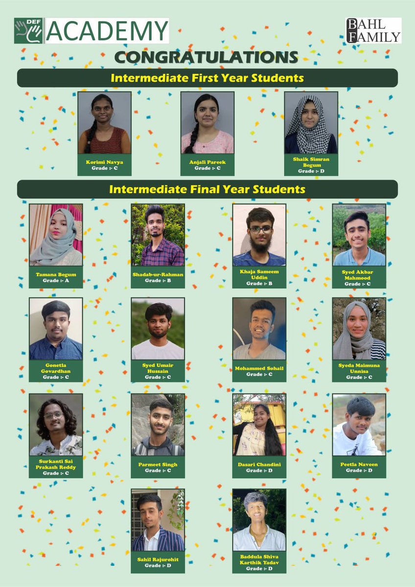 deafenabled's tweet photo. DEF Academy takes pride in our deaf student achievers who've excelled in their intermediate exams. All the best for their future endeavors!
#congratulation #passed #12th #academy #deafenabled #deafenabledfoundation https://t.co/QIsCbQh6Kl