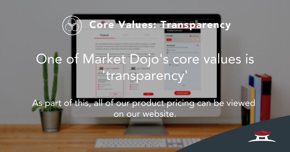 marketdojo's tweet photo. Is your perception that procurement software is expensive and time consuming to implement? Let us change that perception for you and share our transparent approach: https://t.co/MVNKooV1dl

#sourcingandprocurement #eProcurement #sourcing #contractmanagement #supplieronboarding https://t.co/4CC1VQ7hkQ