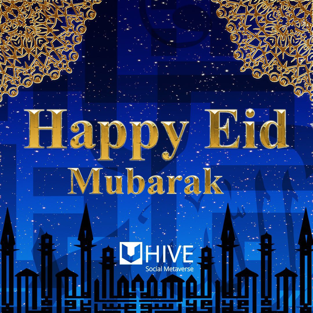 Uhivesocial's tweet photo. Happy Eid, Mubarak from the UHive team. 

It’s important that everyone has a space they feel safe online to be with their community without fear of being suppressed or discriminated against.

Join now and get 200 tokens free.

 https://t.co/xVWTJRY5TX Use this code: SFF878 https://t.co/vXehLhi81D