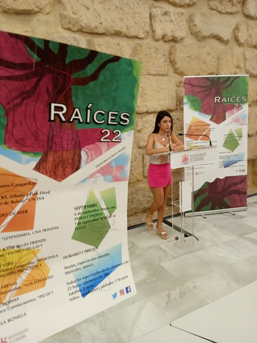 BOTANICORD's tweet photo. Esta mañana nuestra presidenta @cintiabustos_ presentaba el programa Raíces 2022. Empezamos el martes 19 de julio, con espectáculos para los peques los martes, y conciertos los miércoles,  en el Anfiteatro del Jardín Botánico.
#programaraices #verano #planesconniños #CordobaEsp https://t.co/YCcURO5G7z