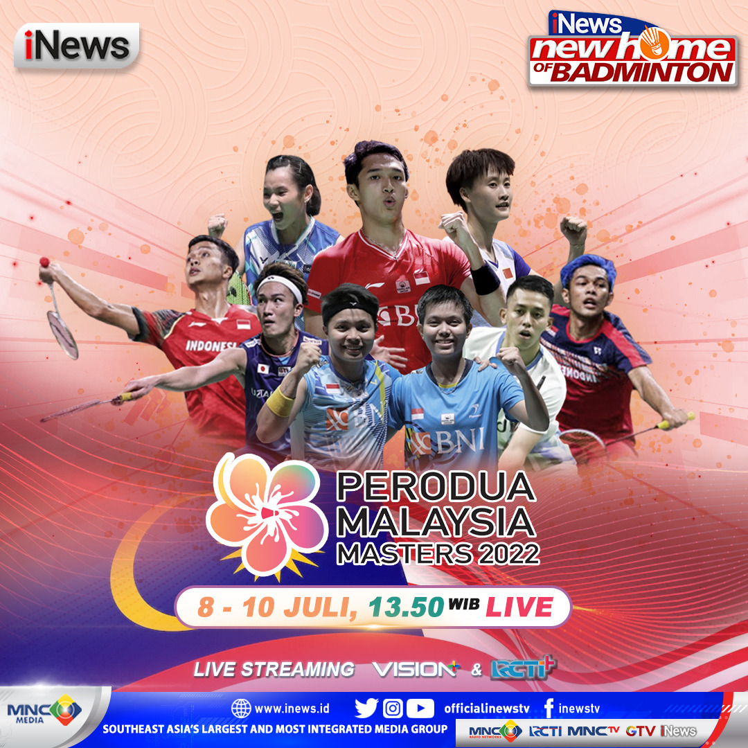 iNews on Twitter "Malaysia Masters 2022 Saksikan Besok LIVE! Perempat