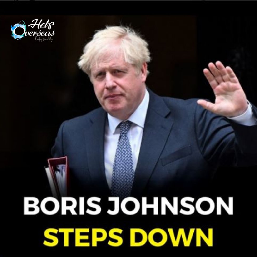 @BorisJohnson resigns as British Prime Minister saying “no one is indispensable in politics. I’m sad to leave the world’s best job”.

#BorisJohnson #BorisOut #Boris #FitoorSong #ThunderInCinemas #UKPrimeMinister #helpoverseas #routingyourway #pune #immigrationsonsultant