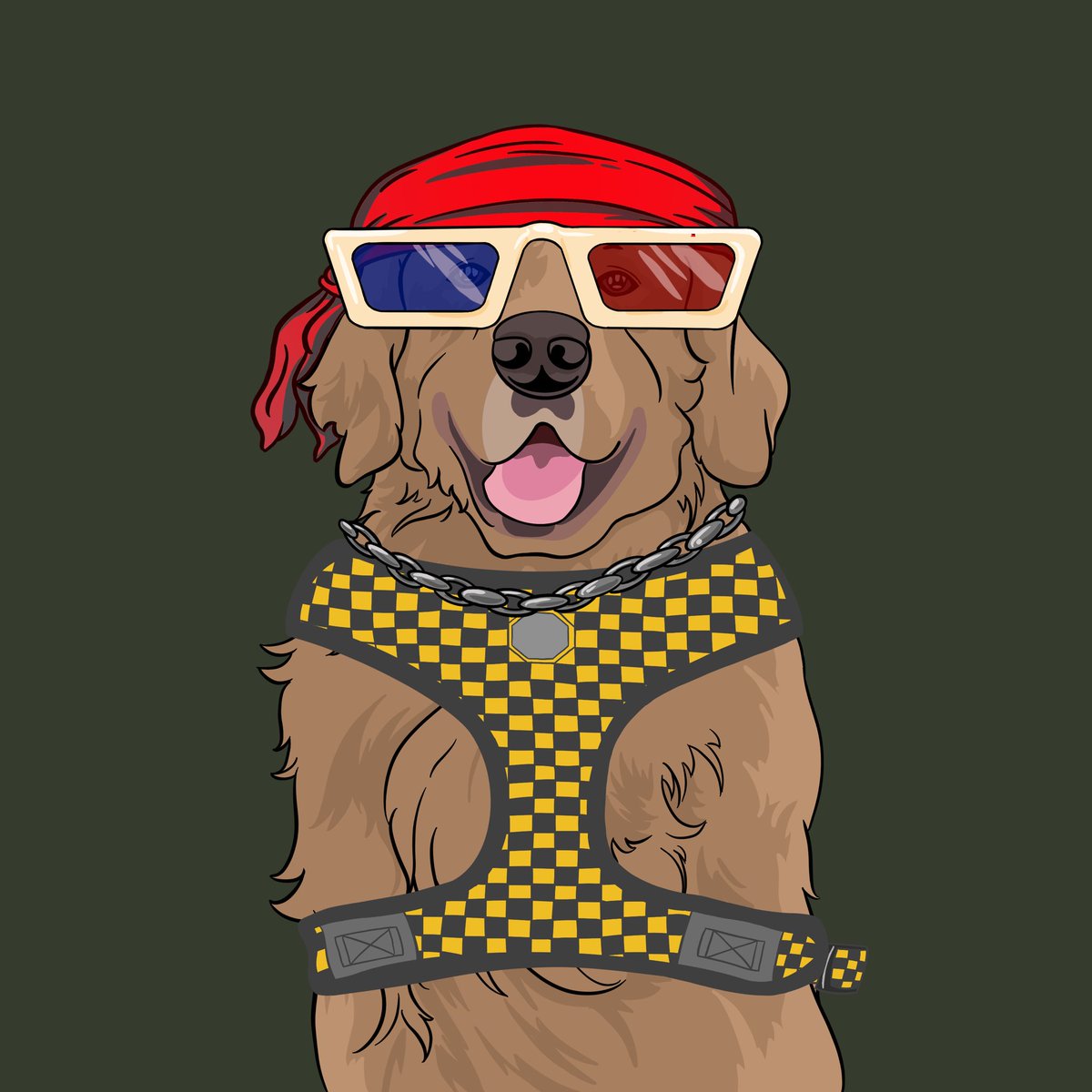 LADsociety1's tweet image. GM! Hope you all have great day! Loving the 3D glasses and bandana on this one. #NFTGiveaway #NFTs #NFTdrop #NFTartwork #NFTMarketplace #nft #SuicidePrevention #mentalhealth #ETH #Ethereum