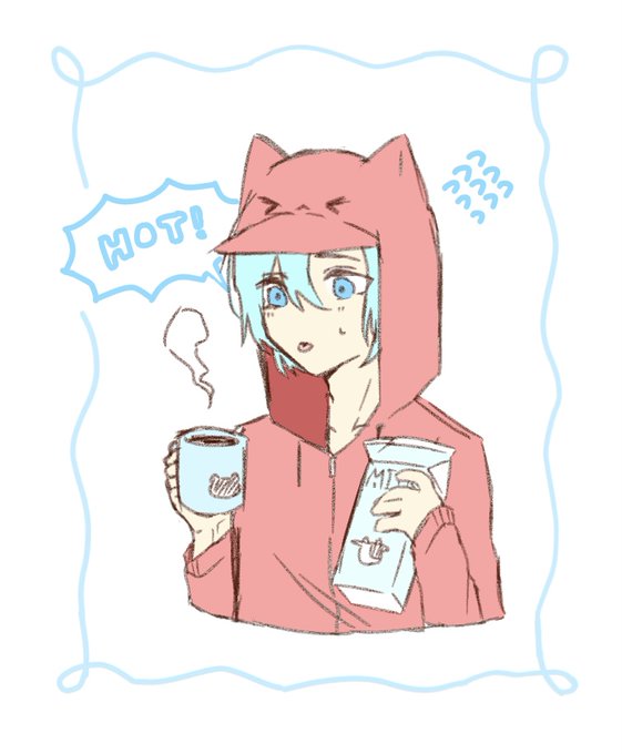 猫耳フードのtwitterイラスト検索結果