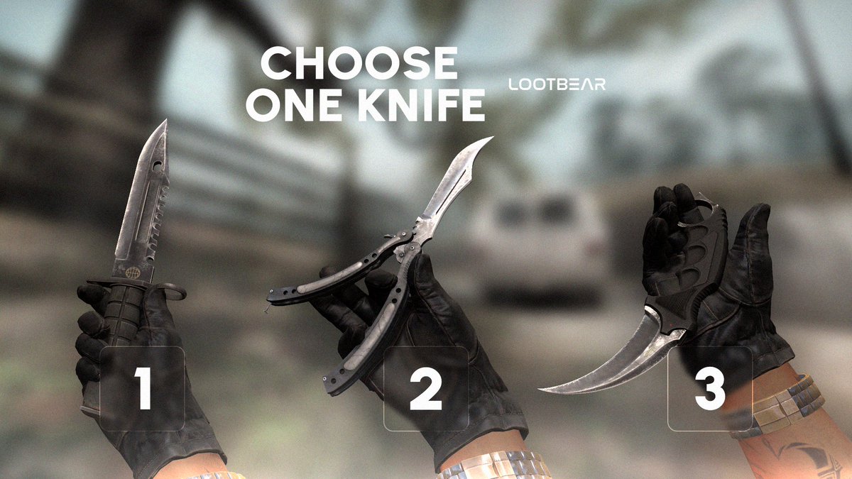 Choose one knife!
RT for a chance to get one :O