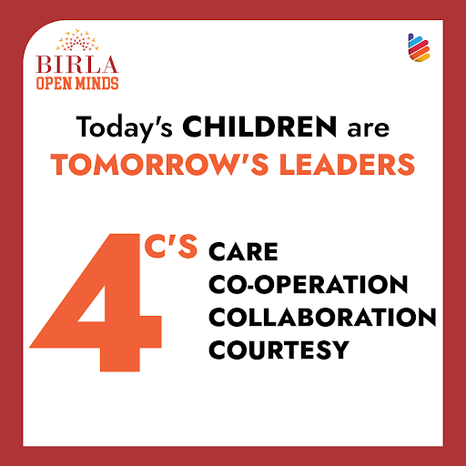 BirlaOpenMind's tweet photo. The school provides a nurturing environment wherein young children feel loved, cared for, secured, respected and valued. The school focuses on 4 Cs because we believe that today’s children are tomorrow's leaders!

 #care #coorperation #collaboration #courtesy #BirlaOpenMinds https://t.co/ZCBnWBAgqM