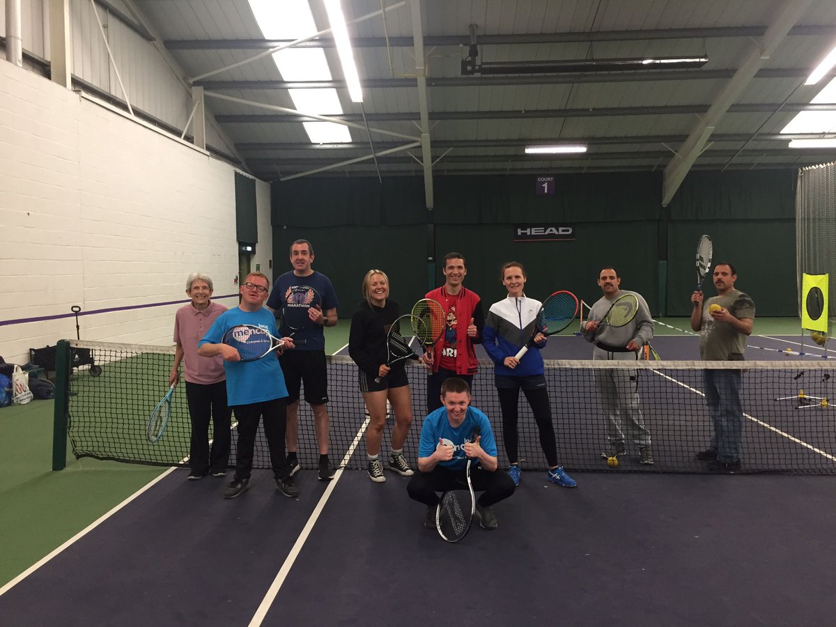 Our competitive streak came out at tennis with Siobhan today, girls were a little outnumbered but who do you reckon won? 🤔 🏆 🌈 #teamlindon #girlpower @LiverpoolTC