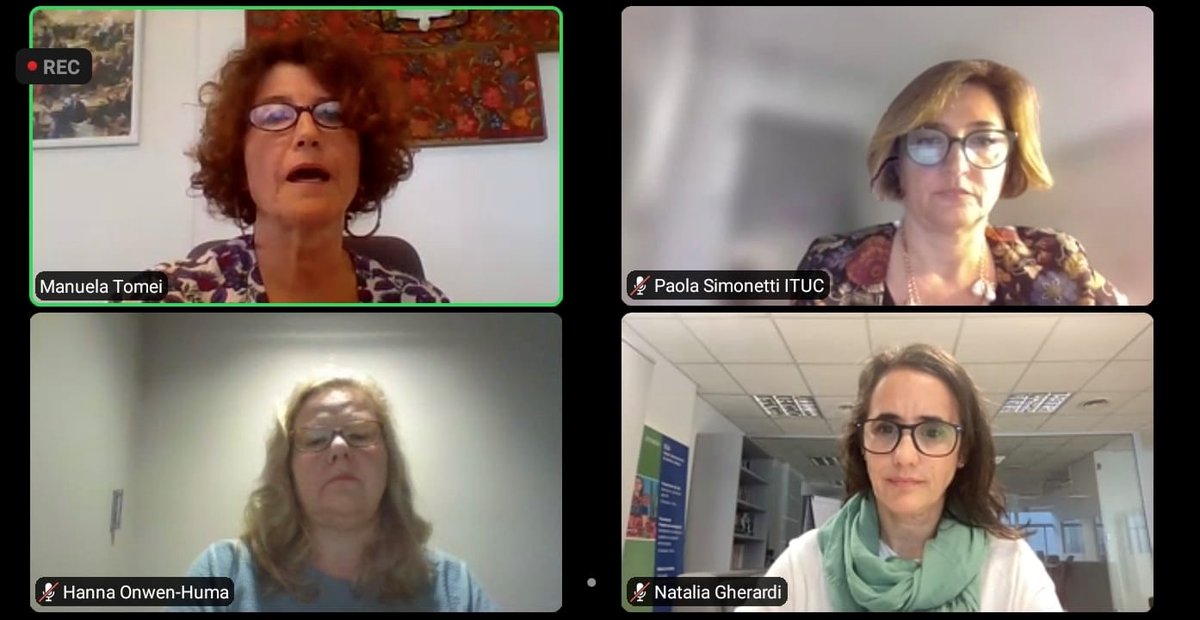 ”The role of welfare services and gender equality is evident in increasing the resilience of any society”, says senior specialist <a href="/OnwenHuma/">Hanna Onwen-Huma</a> at the #HLPF side event on #genderequality post COVID-19; “How to get #SDG5 back on track".