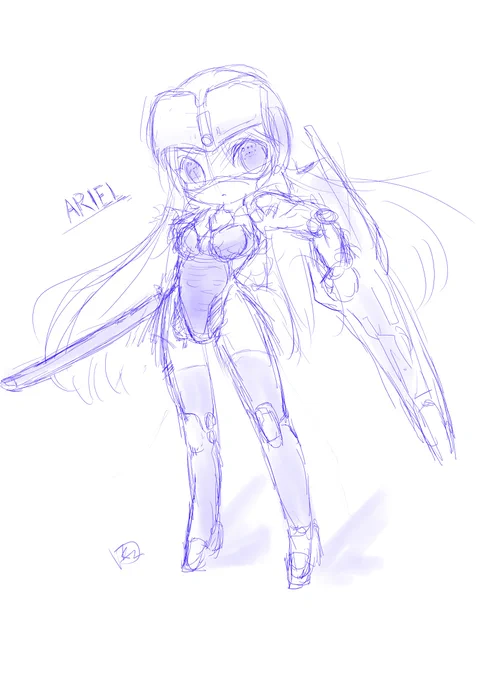 #濁点のつかないロボをあげていくタグ 
ARIEL 