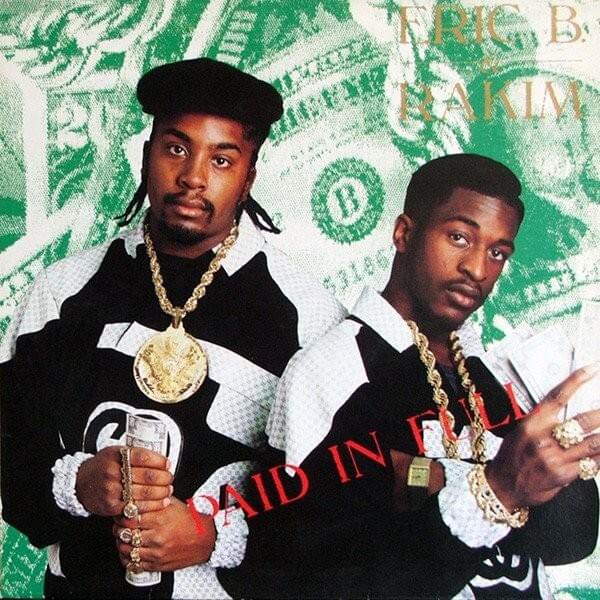 nfr_podcast's tweet photo. ‘Paid in Full’ by Eric B. &amp; Rakim turns 35 years old today...

Rakim’s smooth flows, lyricism, and internal rhymes matched with Eric B.’s heavy sampling changing the genre forever. https://t.co/tJoidEQNPq