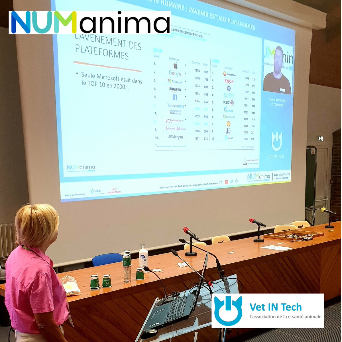vetintech's tweet photo. @LionelREICHARDT en direct de Thaïlande pour le public de NUManima 2022 organisé par @vetintech à @oniris_officiel Nantes
👌 Passionnant sur les plateformes en santé animale
#numanima2022 #numanima #vetintech #esanteanimale #onehealth https://t.co/WMfFvckdXA
