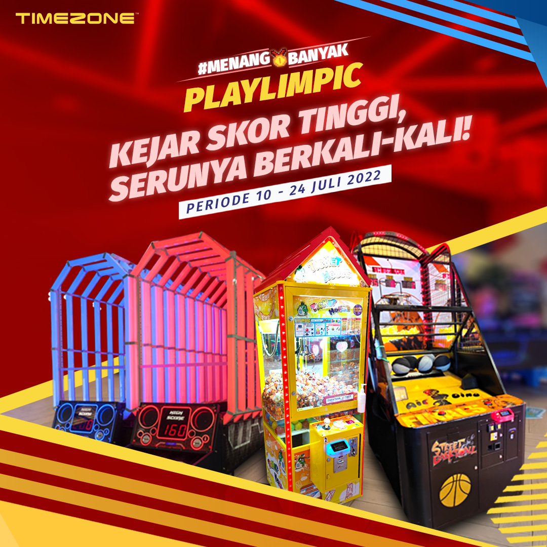 Timezone_ID's tweet photo. ❌JANGAN SAMPAI KETINGGALAN!❌
Ayo kejar skor tinggi dan ikuti kompetisi #MenangBanyak Playlimpic berkali-kali!
#TimezoneSeru #SuperMoments #TimezoneFunApp #Menangbanyakskor https://t.co/J0f3b7lzCT