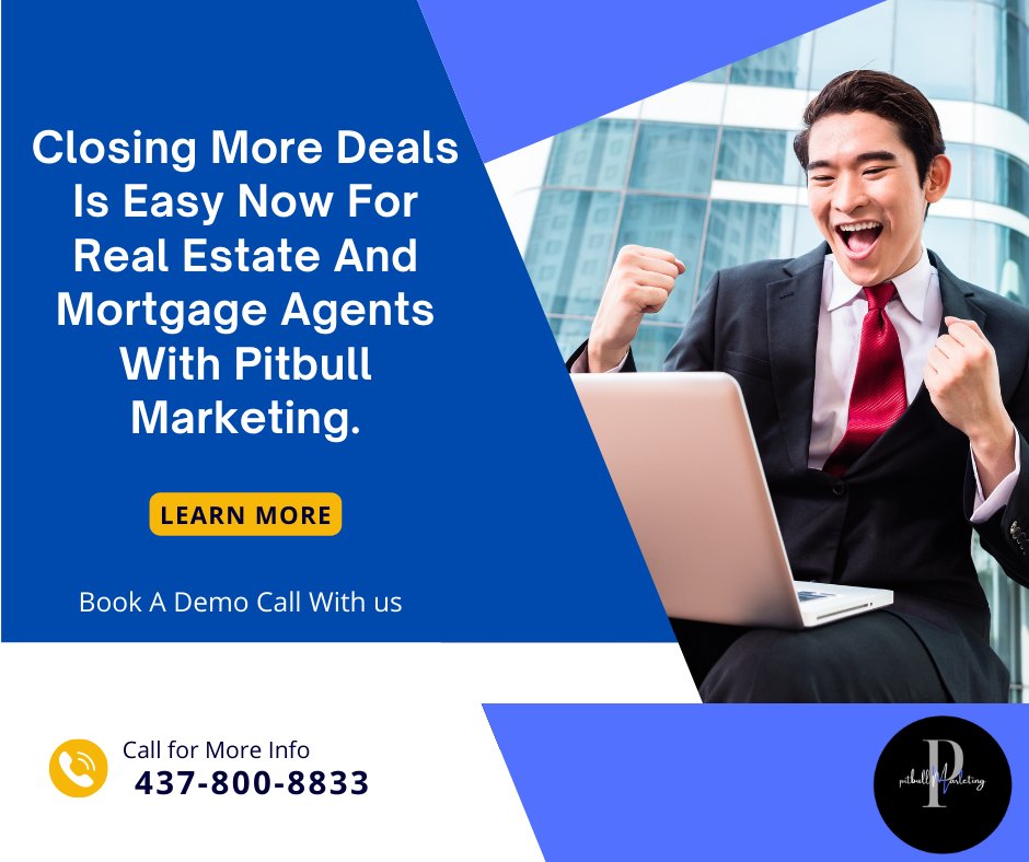 MarketPitbull's tweet photo. Book a Call With us
https://t.co/dnWDRUPaHk 
#Marketingservices #leadgeneration #canada #realestateandmortgageagents #leads https://t.co/Ty0W4G4Nwe