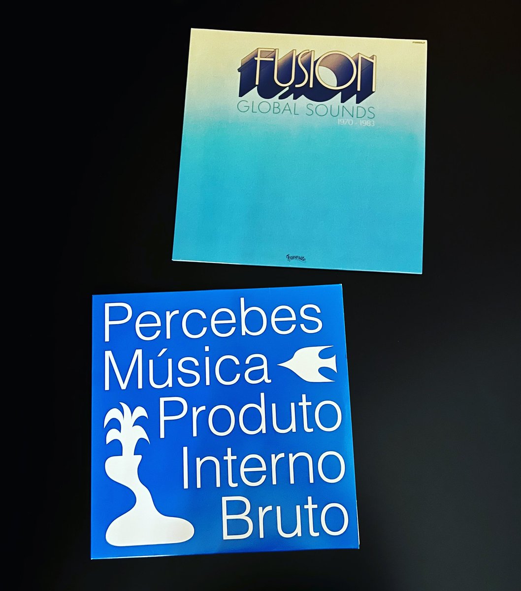 Two new comps that have me head over heels 👠 feat. jazz-funk &amp; fusion from around the globe 🌏 it’s ‘Fusion Global Sounds (1970-1983)’ on Favorite Recordings 🇫🇷 and jams by diff Portuguese musicians + the likes of <a href="/Cyclonixmusic/">Cyclonix</a> ~ <a href="/basicsoulunit/">Basic Soul Unit</a> it’s ‘Produto Interno Bruto’ 🇵🇹
