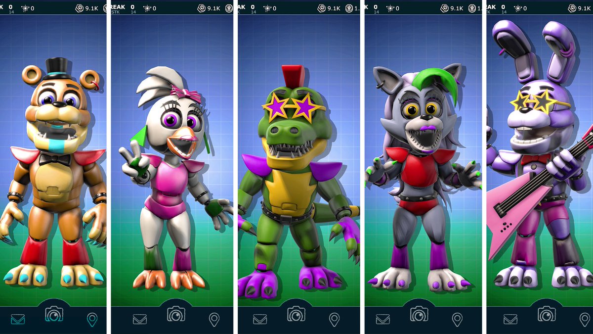 RoosterTime's tweet image. FNAF AR Adventure Security Breach Animatronics Workshop Animations
youtu.be/54cKhgdzbiU
Animation by @FreddoFrappe
Models: @uwujdn Designs by @Snartles