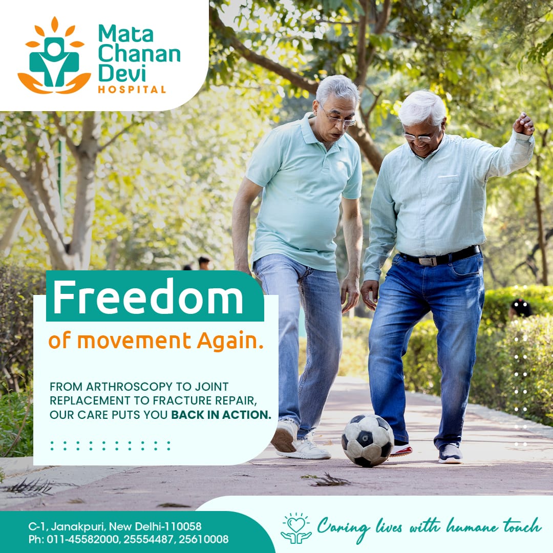 MCDH has the necessary infrastructure and specialists to expertly handle all bones and joints related problems. For you, this means the assurance of getting back into action quickly and easily.

#Matachanandevihospital #Healthcare #Besthospital
#Patientcare #Care #24x7emergency