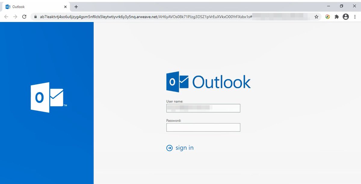 joshjaggard's tweet photo. #phishing email links to OWA phish hosted on @ArweaveTeam "blockweave"/blockchain. Page loads if you pass a base64 encoded email in the URL. hxxps://ab7leaktvtj4so6u6jzyg4gsm5nfllcls5leytwtiyvrk6y3y5nq[.]arweave[.]net/AH6yAVOs08k71PJzg3DSZ1pVrEuXVkxO00YrFXsbx1s# @illegalFawn https://t.co/Wo4BmF7R5v