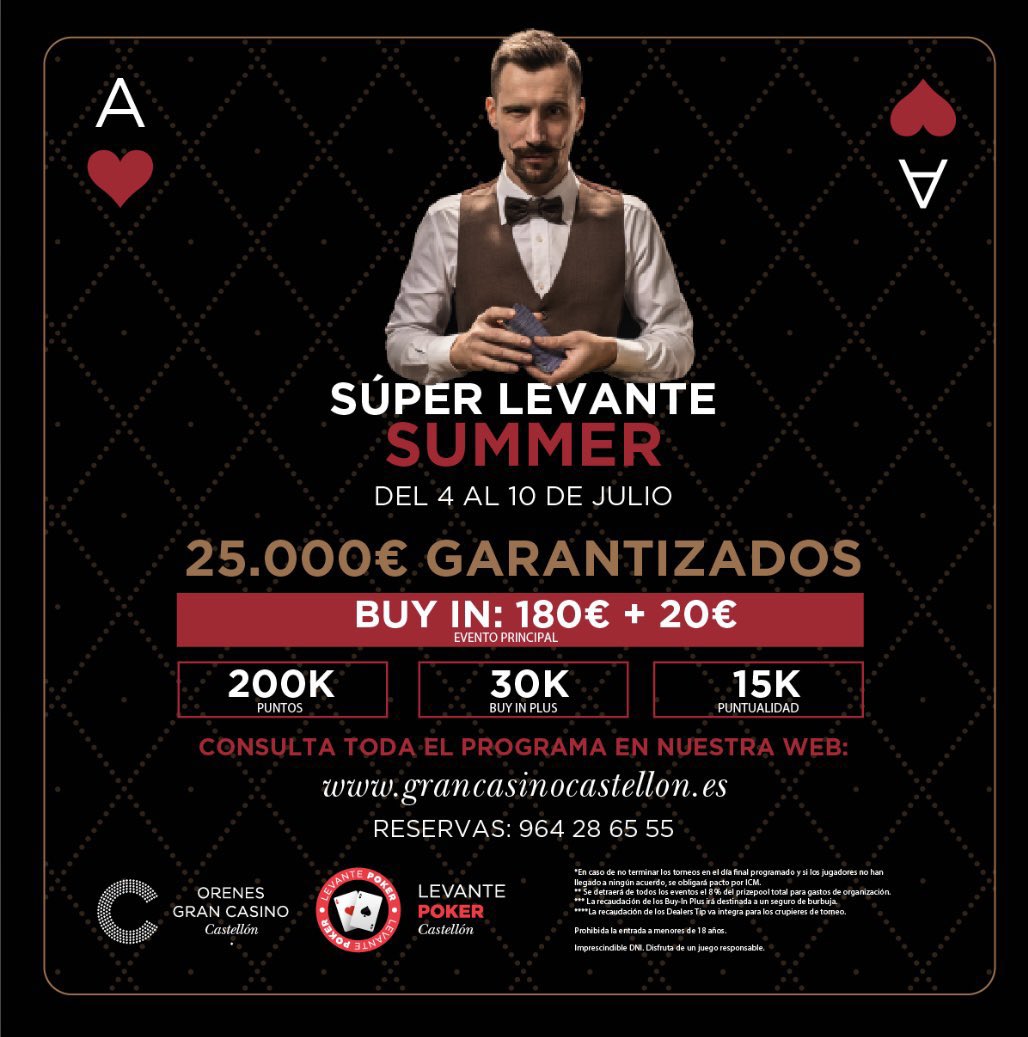 En 3 horas vamos a por el 1B #SuperLevante <a href="/CasinoCastellon/">Orenes Gran Casino Castellón</a> 

👇👇👇👇👇👇👇👇👇👇👇👇