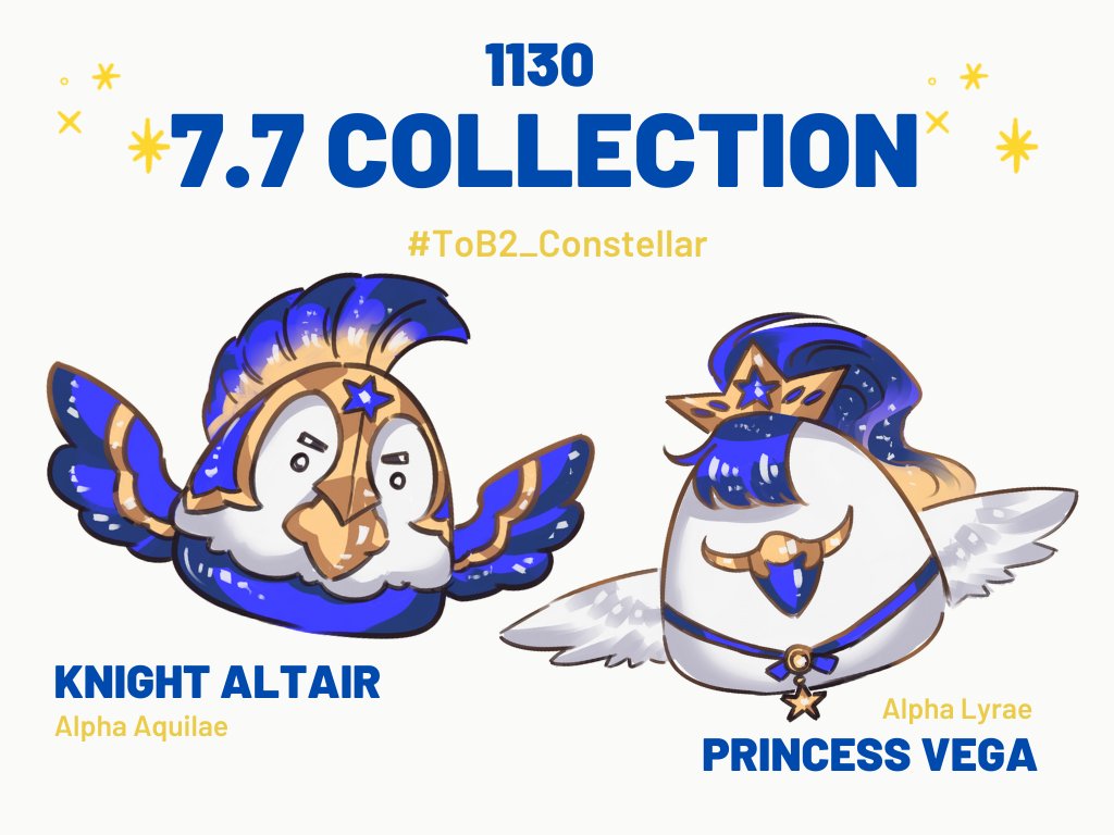 ToB2_Machia's tweet photo. [7.7 | 20.00 | คาโนวาล]
Mini Game: Constellar
#ToB2_Constellar

"กติกาเดิม! ดาวก็ดวงเดิม! 1 ชิ้นต่อ 1 กลุ่มดาวที่พวกเธอหาเจอ ปีนี้คงฝึกมาแล้วสินะ เอาล่ะแหงนหน้าขึ้นไปเลย!"

อ่านกติกาได้ที่: https://t.co/e2w92YiyzO
+ https://t.co/cipTnKTYAU