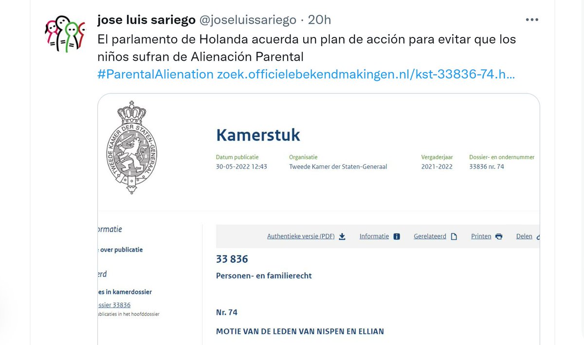 Para los que dicen que la Alienacion Parental no existe