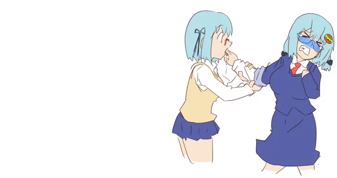 自分の指をしゃぶる、ハンバーガーちゃんの謎の癖です。 