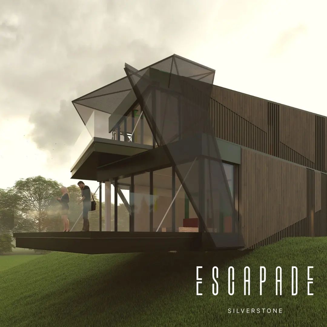 After a great day at the F1 Qualifying on Saturday, courtesy of Escapade Silverstone and HG Construction, we are excited to get started on the tensile fabric facades of the front row 'Trackside" residences. #tensilefabric #silverstoneracecircuit