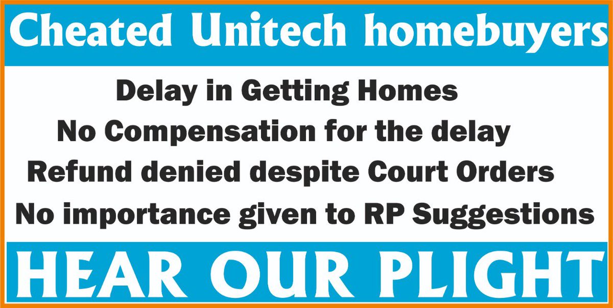 nktaori's tweet photo. @HardeepSPuri @abhaykol Dear PM we #UnitechHomebuyers have sent you signed petition by 400+ homebuyers.And also to @DYChandrachud @indSupremeCourt apart from @nsitharaman @HardeepSPuri @KirenRijiju . Will you act to give Justice to 84000 citizens or instead constituency?? Your Mr Puri  isn’t bothered? https://t.co/YHaLveEGeH