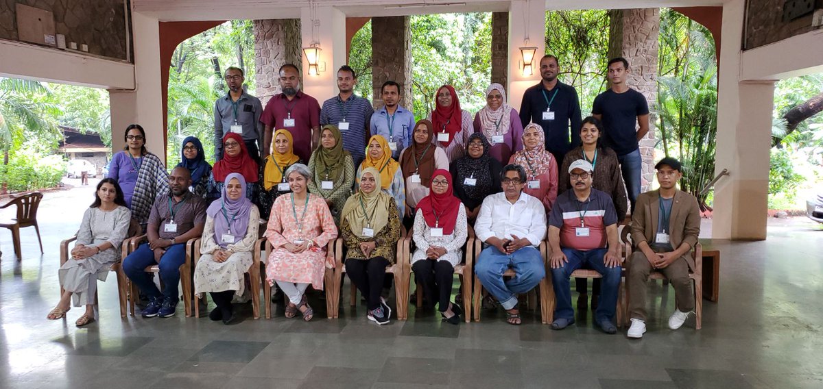 Echmerrd's tweet photo. I'm lucky to be one of the participants of MATPD  fellowship f2f workshop in Mumbai, This workshop inspired me a lot, not just learning about AR. 
I would like to express my sincere gratitude to @villacollege &amp; @cete_tiss  for this golden opportunity @aishathnashy @RuchiSKumar1 https://t.co/k44QknkTUm