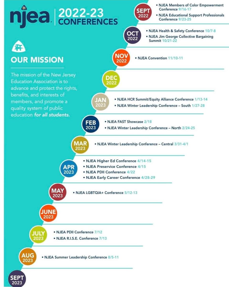 NJEA Conferences 2022-2023.
