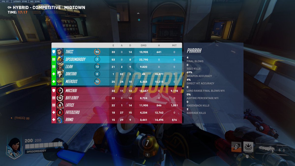 All sojourn with pharah at the end