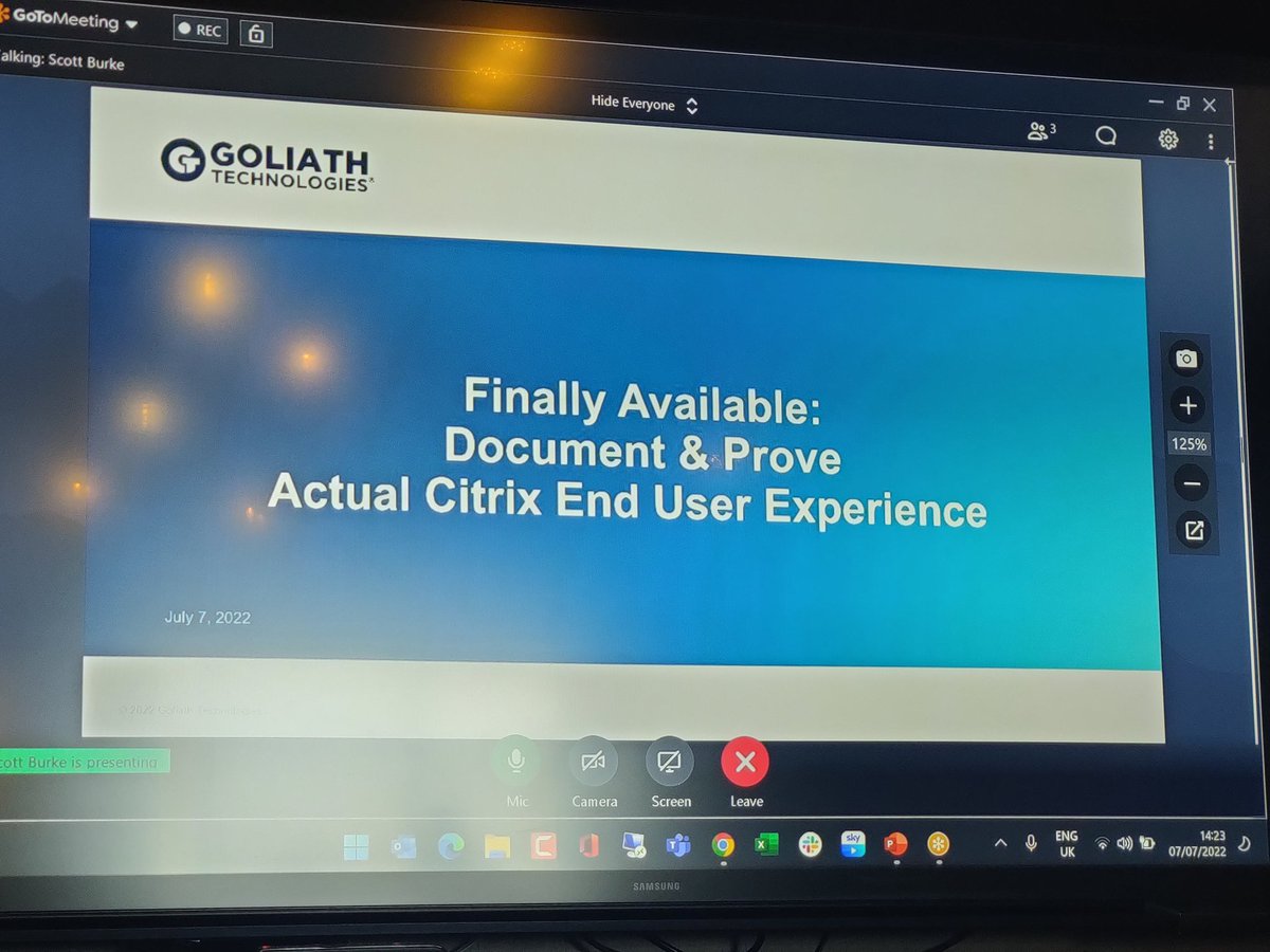#ieciteixug First session is our sponsor session <a href="/GoliathSolution/">Goliath Technologies</a>
