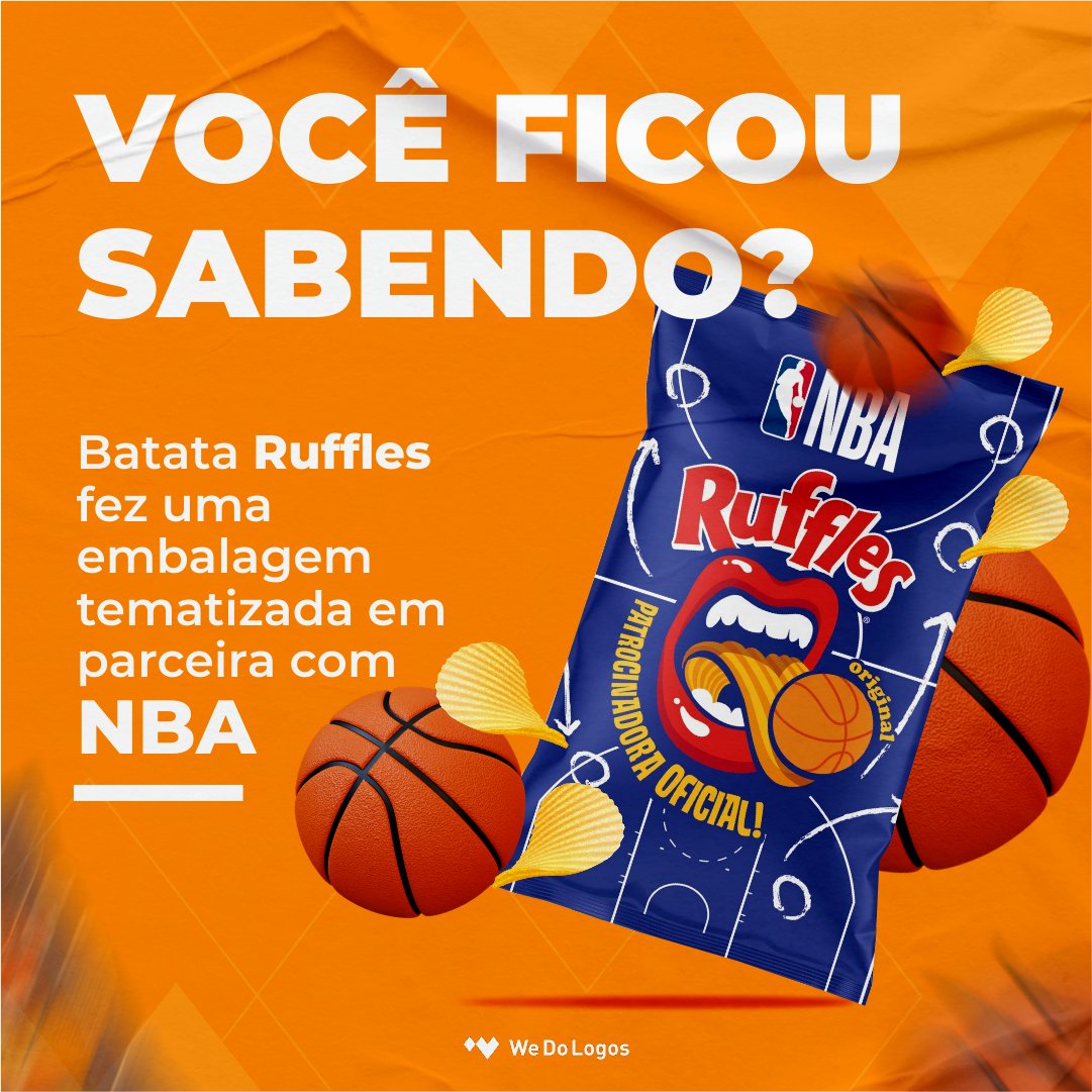 A batata ruffles anunciou uma edição especial com a National Basketball Association (NBA), reforçando sua presença como patrocinadora oficial da liga de basquete norte americana.

Diga nos comentários, gostou dessa parceria?

Marca um amigo que vai amar saber dessa novidade.