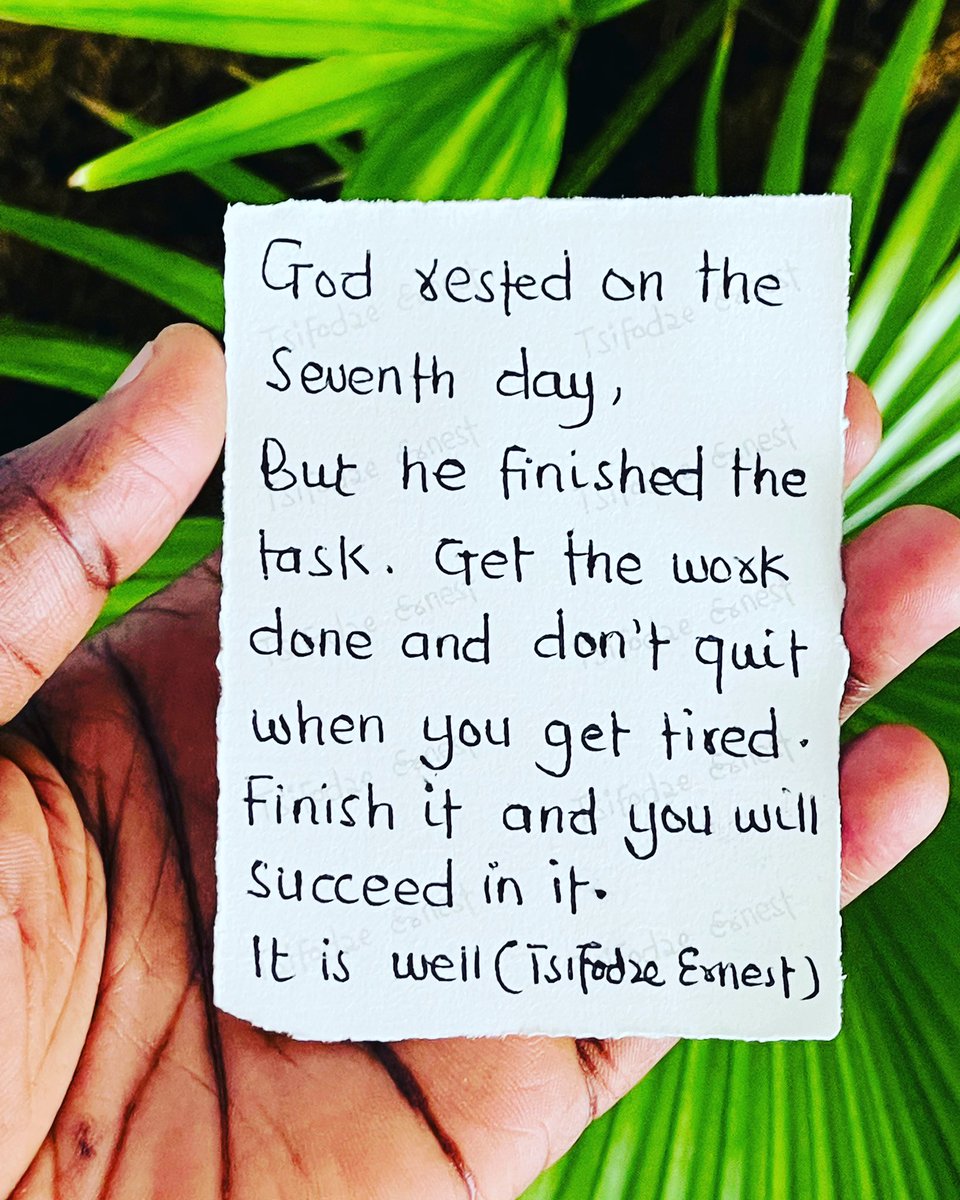 TsifodzeErnest's tweet photo. It is well https://t.co/K03UzHNVfq
