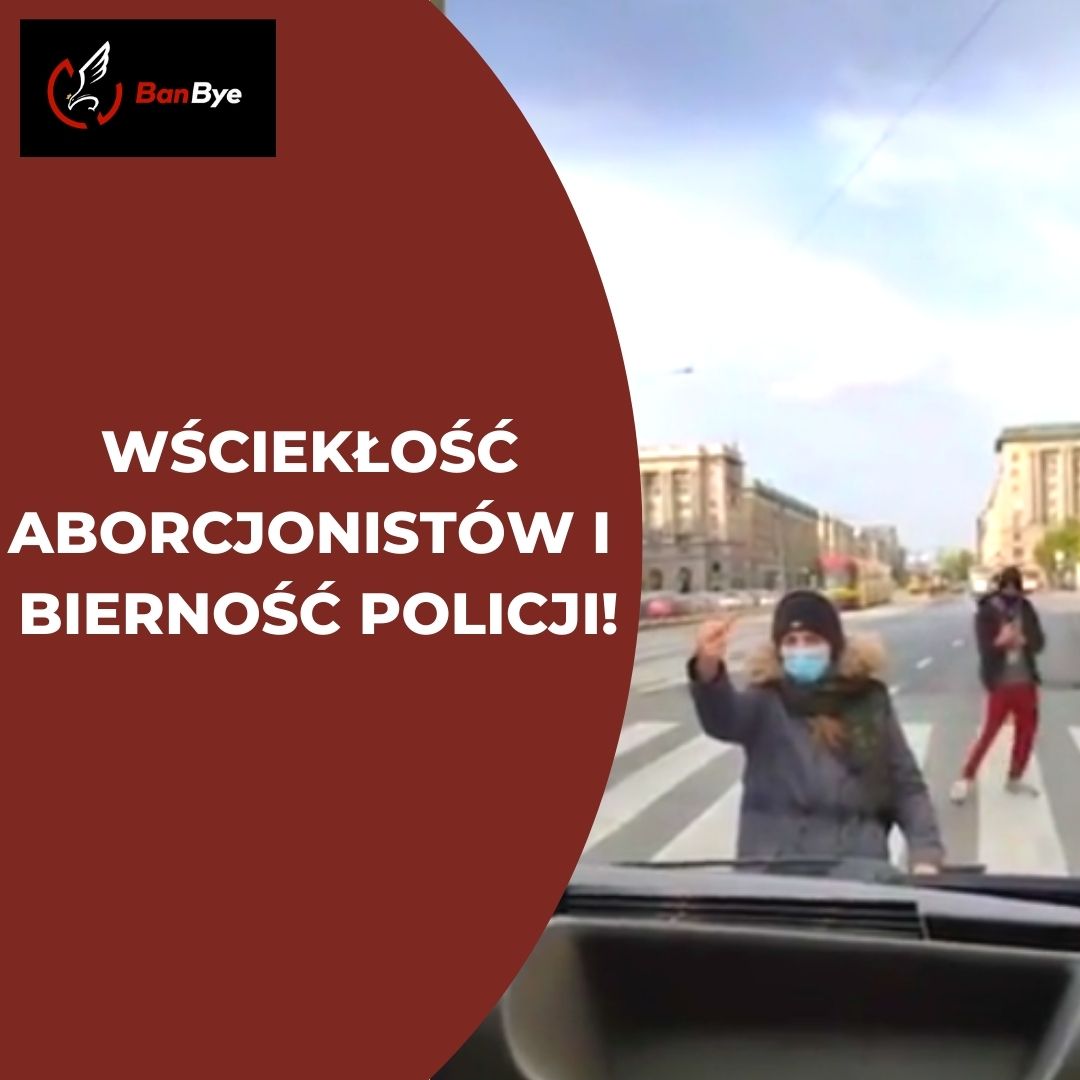 ‼️⛔️Aktywista LGBT wraz z grupą kobiet, które odpowiadają za namawianie do aborcji, zablokował furgonetkę Fundacji #ProPrawoDoŻycia w Warszawie. 
😢Na agresywną i niebezpieczną sytuację przez ponad 40 minut nie reagowała policja. 
👉Link do filmu
banbye.com/watch/v_Tziu3n…

#BanBye